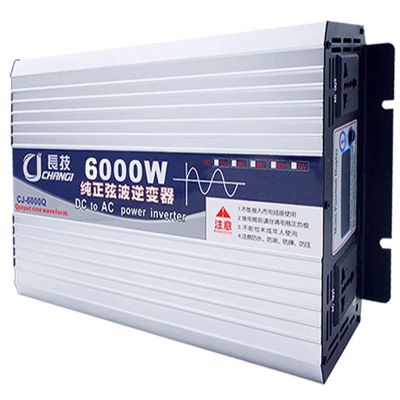 Power Inverter Pure Sine Wave Inverter 12v dc to ac 110v 240v with LED Display for Car RV Boat Solar Power System,6000W-48Vto220V