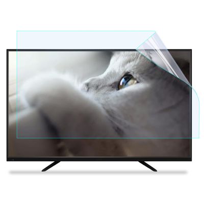 CUNIO 43-75 Inch Matte TV Anti-Glare Film, Anti Blue Light No Bubble Anti-Scratch TV Screen Protector, for TCL/Samsung/Sony/LG/Hisense / 60in 1338x756mm