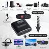 4K HDMI Splitter 1 in 2 Out, HDMI Splitter 1 to 2 Amplifier Duplicate/Mirror Screen Monitor Support EDID for HDMI 2.0b RGB 4:4:4 1080P/ 3D/ 4K for Xbox PS4 Fire Stick Roku Blu-Ray Player Apple TV view 2