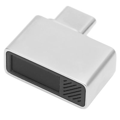 Fingerprint Reader, USB Hello Fingerprint Reader for PC or Laptop, Fingerprint Reader Type C 0.5s Recognition 360 Degree Detection Laptop Fingerprint Reader for for for