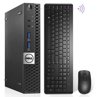 Dell Optiplex 7040 Micro Computer, Intel i5-6500T, 16GB RAM, Windows 11 Pro, WiFi 6E, Dual 4K Monitor Support, Ready to Use