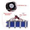 12V 4-Chip TEC1-12706 Thermoelectric 240w Peltier Cooler DIY Air Cooling Device Thermoelectric Refrigeration Cooling System Kit view 4