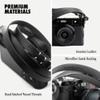 Evergreen Leather Camera Strap  Split Ring, 38 Inch Neck Shoulder Slim, Vintage Modern Design, Hand Stitched, Compatible with Fuji Sony Nikon Leica Canon (Black) view 3