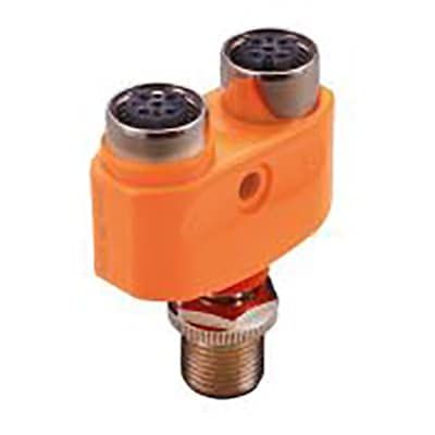 EBC114, Splitter, P: Str M12 M 5p to J1J2: Str M12 F 5p, P4-J12/4, P2-J24/2, V: < 60 AC/DC