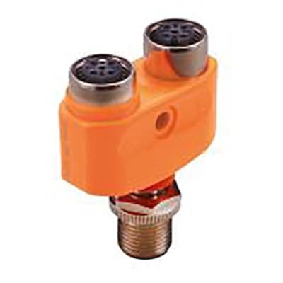 EBC114, Splitter, P: Str M12 M 5p to J1J2: Str M12 F 5p, P4-J12/4, P2-J24/2, V: < 60 AC/DC