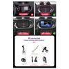 Car Radio Multimedia MP5 Player with Rear View Camera/FM RDS Radio 9 Inch Touch Screen Car Stereo Support SWC/Carplay/DSP/4G/DAB+, for Mercedes Benz Smart 2014-2020 Car Audio,M600s 6g+128g view 2
