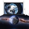 60 Inch Motorized Projector Screen, 4:3 16:9 3D 4K 1080P Electric Projection Screens, HD Movies Screen, Wall/Ceiling Mount, Easy to Clean (Size : Aspect Ratio 16:9) view 1
