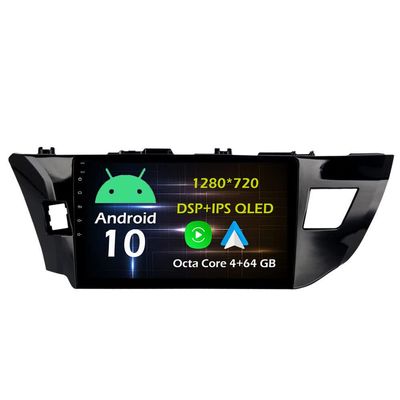 10.1'' 4+64GB Android 10 in Dash Car Stereo Radio Fit for Toyota Corolla 2014~2016 Head Unit GPS Navigation Carplay Android Auto DSP 4G WIFI Bluetooth