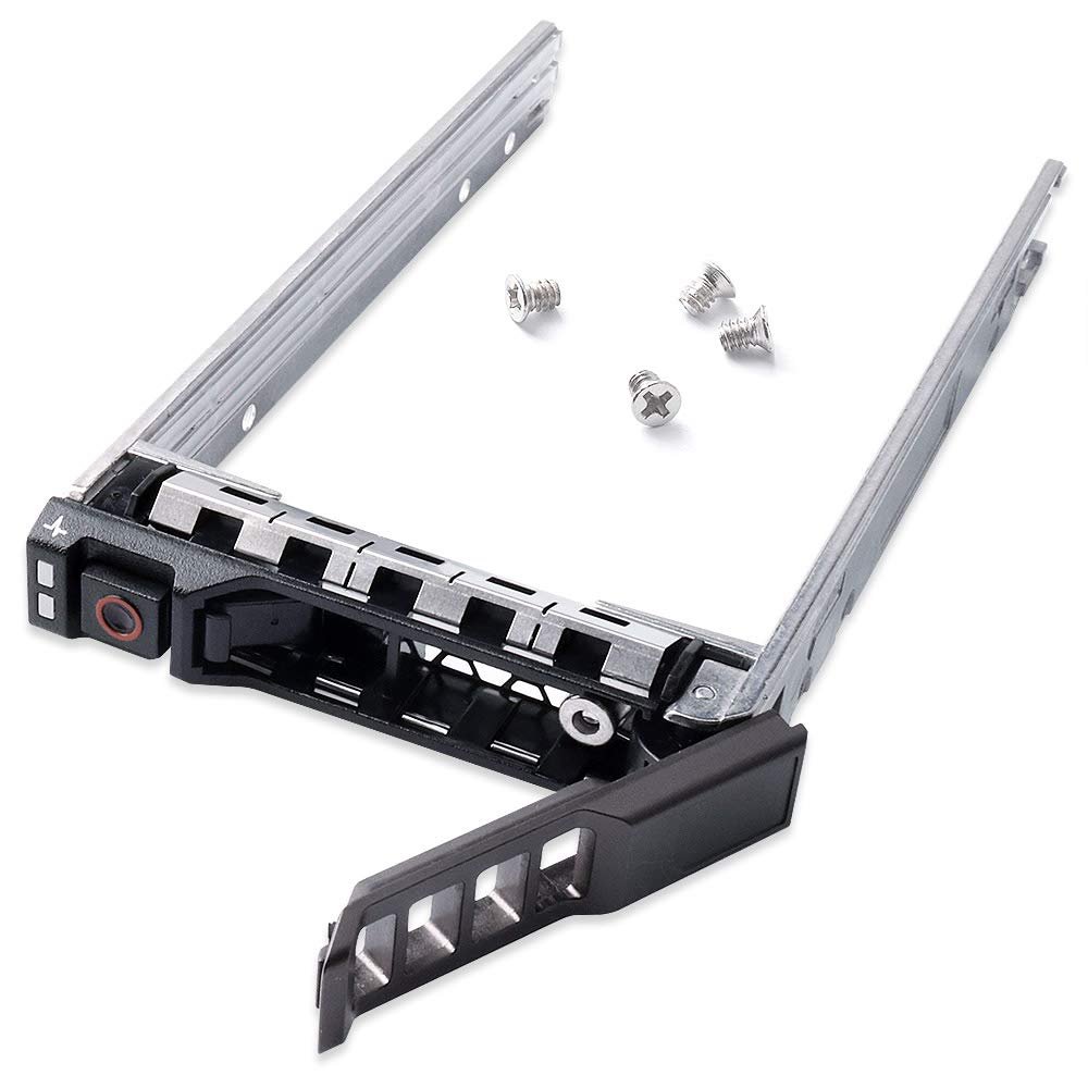 2.5" inch G176J 0G176J G281D KG7NR SAS SATA Hard Drive HDD Tray Caddy Compatible for Dell PowerEdge T440 T640 R330 R430 T430 R630 T630 R730 R830 R930 R320 R420 Server and More - Hot-Swap Tray (4-PACK)