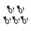 5 Pack KMC-25 KMC-41 Remote Speaker Microphone Handheld mic for NX-200 NX-210 NX-300 NX-3200 TK-2180 TK-3180 NX-3300 NX-410 NX-411 NX5200 NX5300 NX5400 TK-2180 TK-3180 TK-5210 TK-5220 TK-5410 Radio view 1