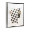 Stupell Industries Fashion Glam Toilet Paper Designer Detailing Framed Floater Canvas Wall Art Design by Ziwei Li view 4