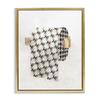 Stupell Industries Fashion Glam Toilet Paper Designer Detailing Framed Floater Canvas Wall Art Design by Ziwei Li view 1