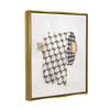 Stupell Industries Fashion Glam Toilet Paper Designer Detailing Framed Floater Canvas Wall Art Design by Ziwei Li view 2