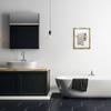 Stupell Industries Fashion Glam Toilet Paper Designer Detailing Framed Floater Canvas Wall Art Design by Ziwei Li view 3
