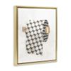 Stupell Industries Fashion Glam Toilet Paper Designer Detailing Framed Floater Canvas Wall Art Design by Ziwei Li view 4