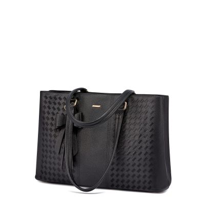 LOVEVOOK Laptop Tote Bag for Women 15.6 Inch Waterproof PU Leather Computer Bags for Business Office Work Briefcase