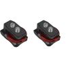 BGNing Cold Shoe Mount Adapter Base with 1/4" Mounting Screw for DSLR Camera Cage Rig Flash LED Light Microphone Bracket Stand Support (2pcs Black and Red) view 1