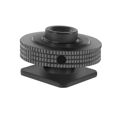 BGNing Cold Shoe Mount Adapter Base with 1/4" Mounting Screw for DSLR Camera Cage Rig Flash LED Light Microphone Bracket Stand Support (1pc Cold Shoe seat)
