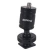 BGNing Cold Shoe Mount Adapter Base with 1/4" Mounting Screw for DSLR Camera Cage Rig Flash LED Light Microphone Bracket Stand Support (disc Cold Shoe Holder) view 1