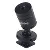 BGNing Cold Shoe Mount Adapter Base with 1/4" Mounting Screw for DSLR Camera Cage Rig Flash LED Light Microphone Bracket Stand Support (disc Cold Shoe Holder) view 4