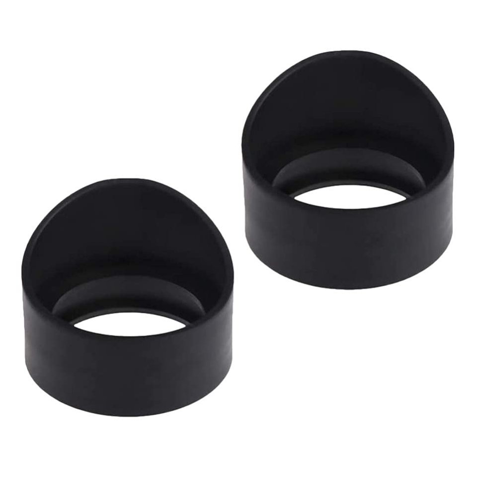 TEHAUX Binocular Eye Eyepiece Guards Rubber Eyepiece Cover Eye Shield Protector, Microscope Cup Cylinder Cups with 33mm Diameter for Microscope Guard