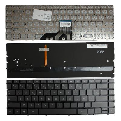 Power4Laptops French Layout Backlit Black Replacement Laptop Keyboard Compatible with HP Spectre 13-w090nz