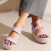 ZBYY Women's Wedge Platform Espadrilles Sandals Open Toe Buckle Ankle Strap Bohemian Wedge Summer Beach Casual Sandals view 3