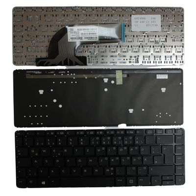 Power4Laptops German Layout Backlit Black Replacement Laptop Keyboard Compatible with HP ProBook 445 G2