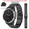 CZKE 22mm 26mm Titanium Alloy Watchbands For Garmin Quickfit Watch Band (Color : Silver, Size : 26mm Descent Mk2) view 3