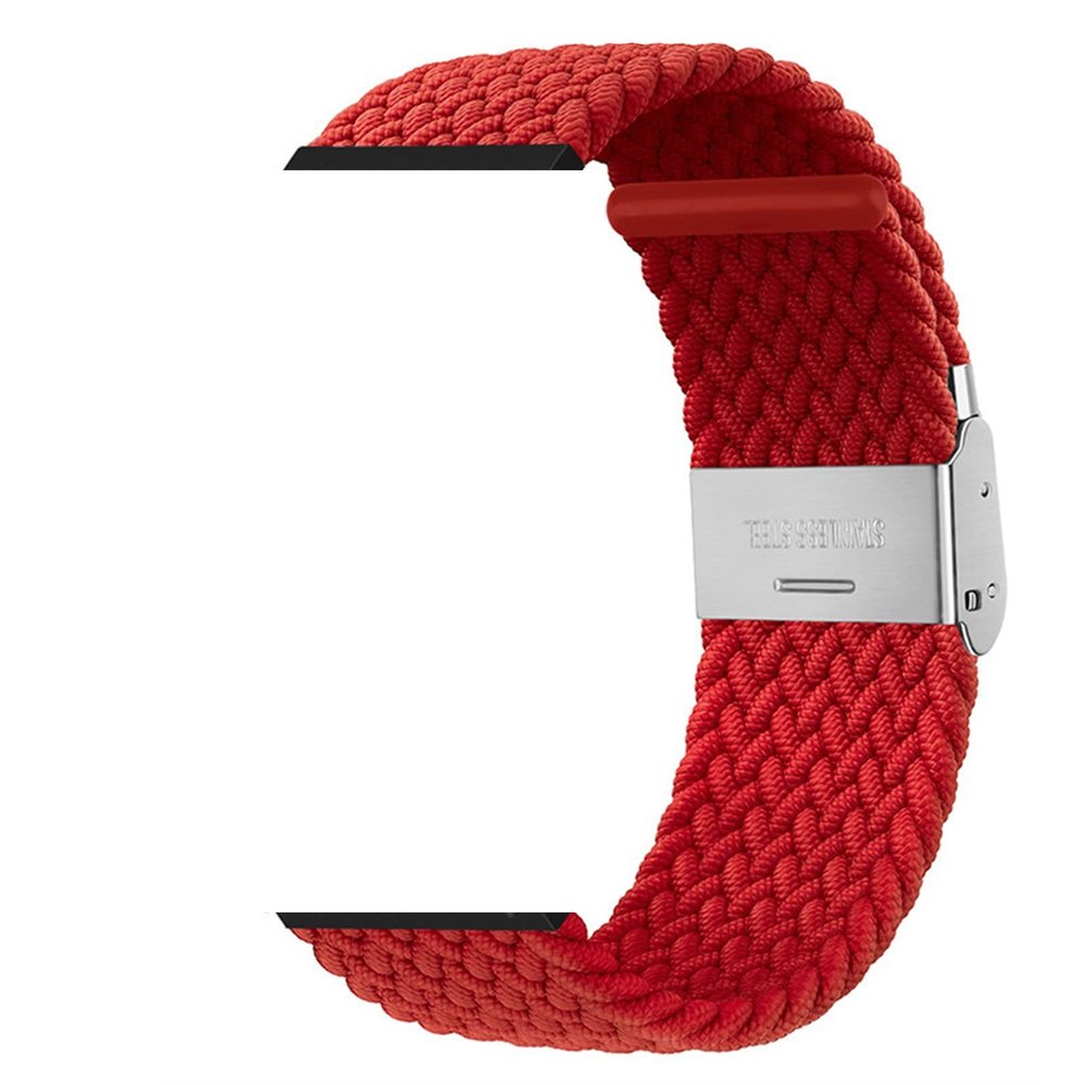 CZKE for Garmin Quickfit Watch Band 26mm Braided Nylon WatchBands (Color : Red, Size : Quickfit 22mm)