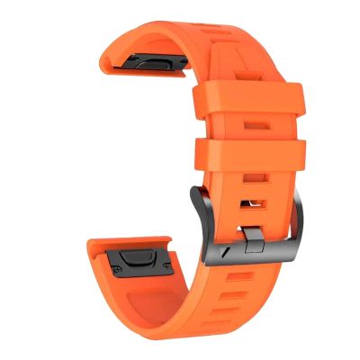 CZKE 22 26MM Silicone WatchBandS For Garmin Quickfit Watch Band (Color : Orange, Size : 26mm Fenix 3 3HR)