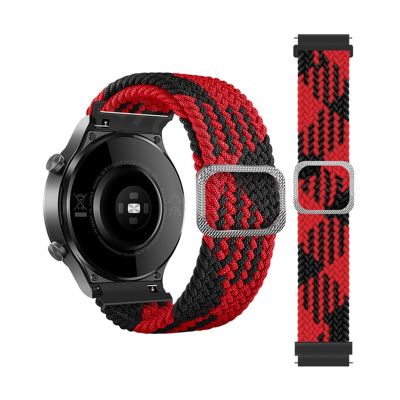 CZKE Nylon Watchbands For Garmin 22mm 26mm Quickfit Watch Band (Color : Red White, Size : 26mm Fenix 7X)