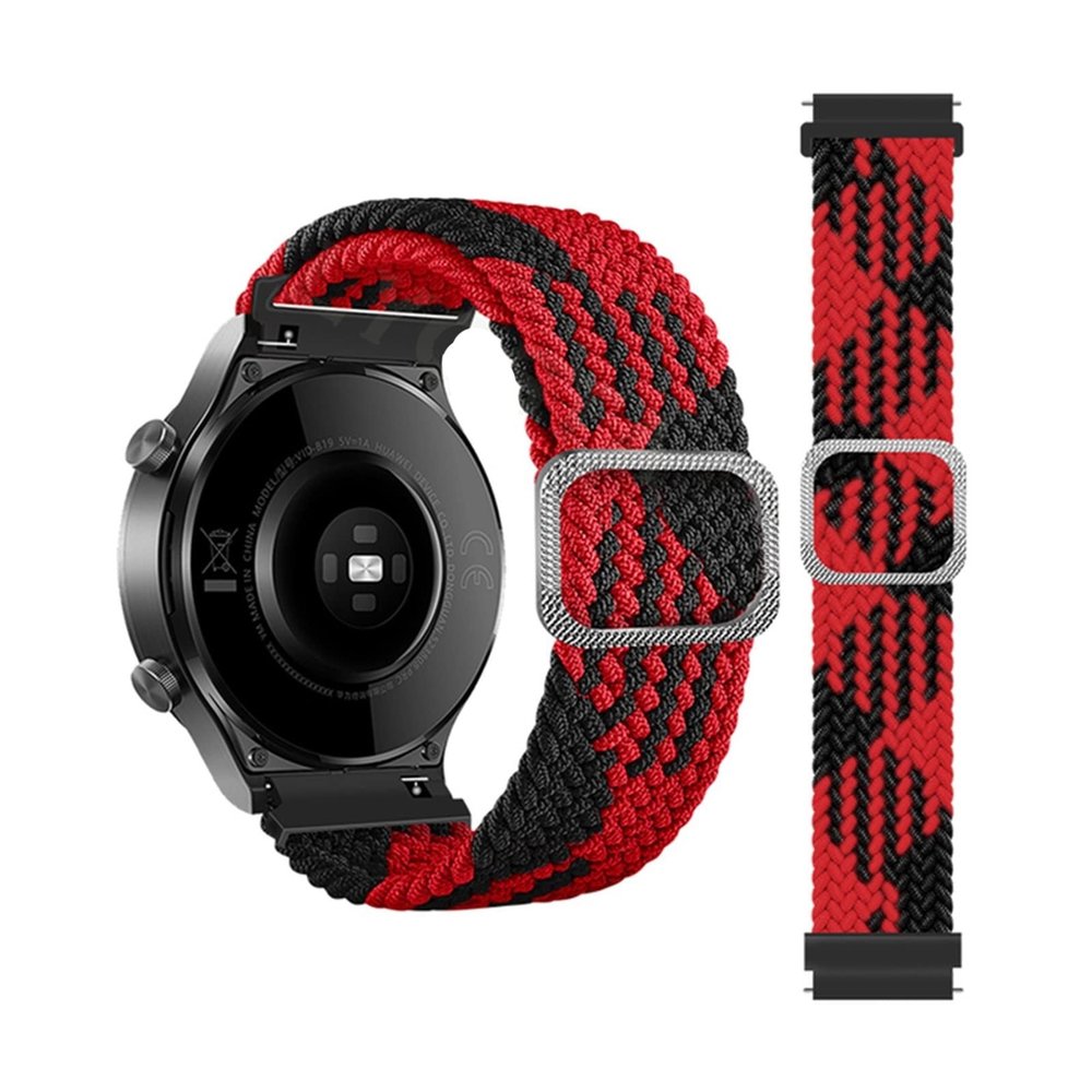 CZKE Nylon Watchbands For Garmin 22mm 26mm Quickfit Watch Band (Color : Red White, Size : 26mm Fenix 7X)