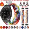 CZKE Nylon Watchbands For Garmin 22mm 26mm Quickfit Watch Band (Color : Red White, Size : 26mm Fenix 7X) view 2