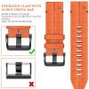 CZKE 22mm Italian Cowhide Watchbands for Garmin Quickfit Watch Band (Color : Brown, Size : Fenix 7X) view 3