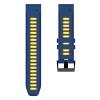 CZKE For Garmin QuickFit Silicone Band 26mm Watch Band (Color : Blue yellow, Size : 22mm) view 1