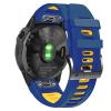 CZKE For Garmin QuickFit Silicone Band 26mm Watch Band (Color : Blue yellow, Size : 22mm) view 3