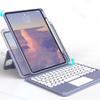 HENGHUI Magnetic Keyboard Case for iPad mini 7th Gen (A17 Pro 2024)/ mini 6th Gen 2021 Touchpad Color Keyboard Round Key Clear Case Support Portrait Mode,Light Blue view 1