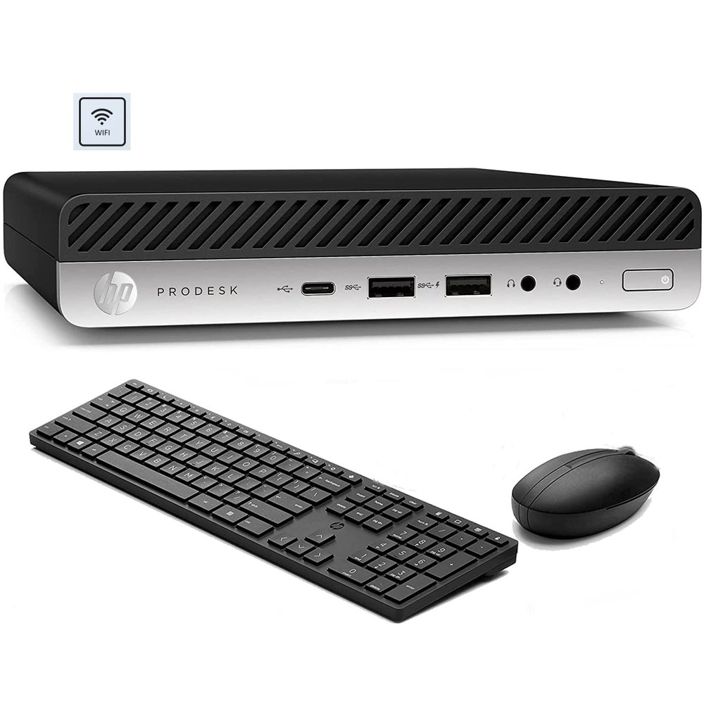 HP ProDesk 400 G3 Mini Computers Office Micro Desktop,i7 Tiny Desktop PC Wifi Business,6700t,16GB DDR4,1TB SSD,Built in Wifi+BT,HDMI,Windows 10,Wireless Keyboard and Mouse + TJJ Mouse Pad (Renewed)