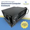 4U Server Chassis - Front I/O Access to PCI Cards - Rackmount Computer Enclosure - Compact 15" Depth Case (ATX, Micro ATX, Mini-ITX) 7X Full Expansion Slots - 8 Bays: 2X 5.25 6X 3.5 - Tupavco TP1842 view 3