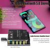 Diitao 100W x 2 5.0 Stereo Audio Receiver Amplifier Board DC5-24V 2 Channel Mini Power Digital Module Amp for Home Passive Speakers ZK-1002L, Black view 2