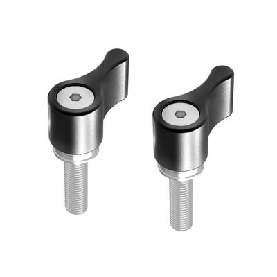 FEICHAO 2PCS Adjustable Handle Screw L-Type/T-Shaped M5*17mm for DSLR Camera Cage Compatible with GoPro 10 9 8 7 Action Camera (Mini L-Shaped)