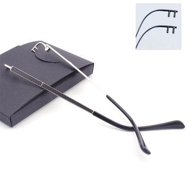 QYAJS 1 Pair Metal Eyeglass Frame Arms Rimless Glasses Legs Replacement Temple Eyewear