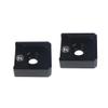FEICHAO Cold Shoe Mount Adapter Metal 1/4 Screw Compatible with A7C XT4 Camera Cage Microphone Fill Light (2Pcs) view 3