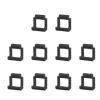 10Pcs PCIE Riser Card Retainer, PCIE to USB3.0 Vertical Mount Locker PCIE Riser Card Holder, Screw PCIE Fixing Buckle for Motherboard Graphics Card(Black) view 1