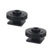 FEICHAO Cold Shoe Seat Hot Shoe Adapter 1/4 with Screw Hole Compatible with GoPro10 A7C XT4 ACTION2 (2Pcs) view 3