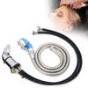 70cm Shampoo Bed Faucet Shampoo Bed Chair Faucet, 120cm Hose Shampoo Bed Shower Head Shampoo Hot and Cold Mixing Valve, Shampoo Faucet Fits Most Shampoo Bowl Or Backwash Unit, Hair Salon Accessories view 1