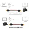 chenyang HDMI to DVI Converter,DVI (24+1) Male to HDMI Female 90 Degree UP Angled Gold Plating Bidirectional Adapter for TV, Monitor, Computer view 2