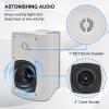 Herdio Passive Outdoor Speakers Wired Waterproof, 4 Inches 2-Way 400W Wall Mounted Speakers with Dome Tweeter, All-Weather Durability, for Patio Porch Backyard (2Pairs, White) view 4
