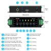 STUDIOFINIX 5.25 Inches Outdoor Bluetooth Speakers Waterproof 600 Watts Perfect for Indoor- Outdoor Patio Porch Wall Mount System (4 Speakers,White) view 3